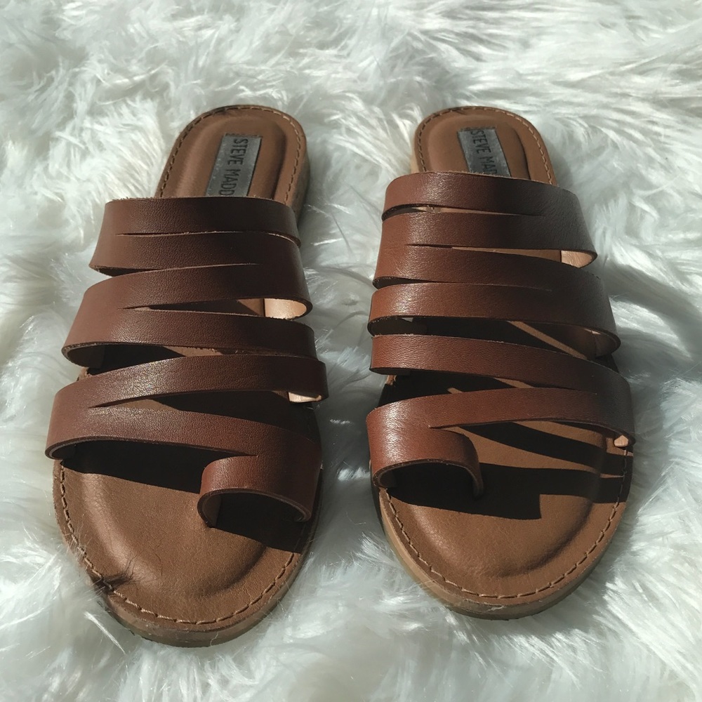 Steve Madden Brown Sandals.